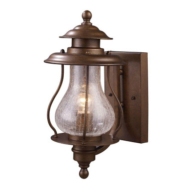 Wikshire 1 Light Outdoor Wall Mount 15 Inch Tall and 7 Inch Wide by Atlas - OL11241-BZ