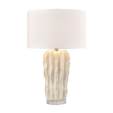 Genesee 1 Light Table Lamp 27.5 Inch Tall and 16.5 Inch Wide by Atlas - PL11059-WH