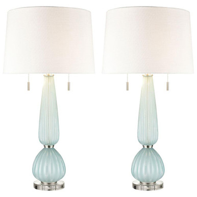 Mariani 2 Light Table Lamp (Set of 2) 34 Inch Tall X 17 Inch Wide by Atlas - PL11083-BLS