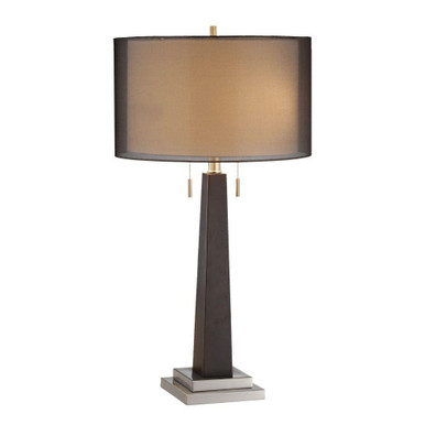 Jaycee 2 Light Table Lamp 29 Inch Tall and 15 Inch Wide by Atlas - PL11069-BK