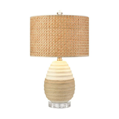 Hobart 1 Light Table Lamp 20 Inch Tall and 12 Inch Wide by Atlas - PL11067-WH