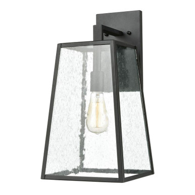 Meditterano 1 Light Outdoor Wall Sconce 18 Inch Tall X 9 Inch Wide by Atlas - OL11352-BK