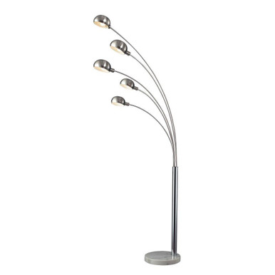 Penbrook 5 Light Floor Lamp 83 Inch Tall and 45 Inch Wide by Atlas - PL11017-CH