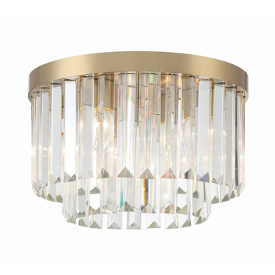 Hayes 4 Light 16 Inch Wide Flush Mount by Crystorama - HAY-1400