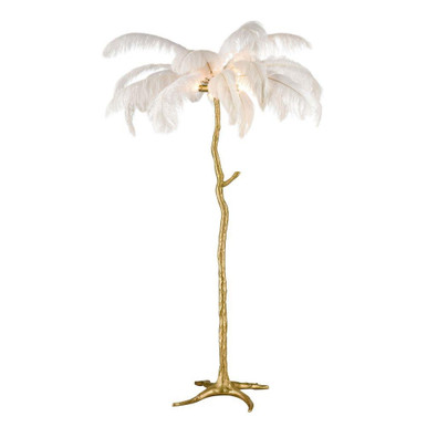 Moorea 3 Light Floor Lamp 63 Inch Tall and 41 Inch Wide by Atlas - PL11198-GD