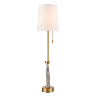 Magda 1 Light Buffet Lamp 34 Inch Tall and 9 Inch Wide by Atlas - PL11189-BS