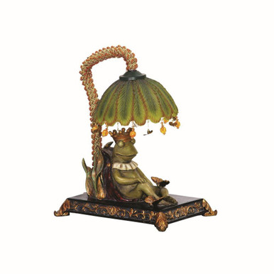 Sleeping King Frog 1 Light Table Lamp 12.25 Inch and 10 Inch Wide by Atlas - PL11225-MU