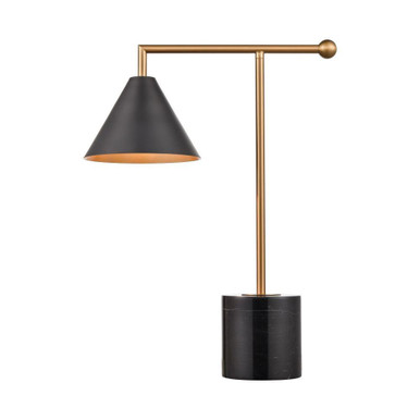 Halton 1 Light Desk Lamp 20 Inch Tall and 15.3 Inch Wide by Atlas - PL11238-BK