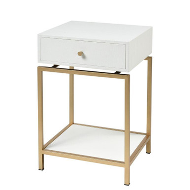 Clancy Accent Stool 25 Inch Tall and 16 Inch Wide by Atlas - TA11044-01