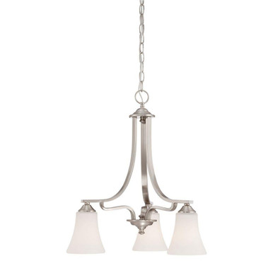 Treme 3 Light Chandelier 20 Inch Tall and 20 Inch Wide by Atlas - TK0019217