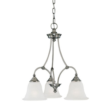 Harmony 3 Light Chandelier 21 Inch Tall and 20 Inch Wide by Atlas - SL880341