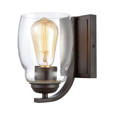 Calistoga 1 Light Wall Sconce 8 Inch Tall and 5 Inch Wide by Atlas - WL11039-BZ