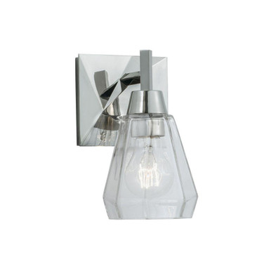 Arctic 1 Light Wall Sconce 8.5 Inch Tall and 5 Inch Wide by Atlas - WL11019-NK