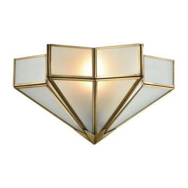 Decostar 1 Light Wall Sconce 8 Inch Tall and 14 Inch Wide by Atlas - WL11060-BS