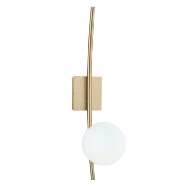 Perch 1 Light Wall Sconce 24 Inch Tall and 24 Inch Wide by Atlas - WL11126-BS