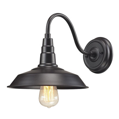 Urban Lodge 1 Light Wall Sconce 10 Inch Tall and 10 Inch Wide by Atlas - WL11164-BZ