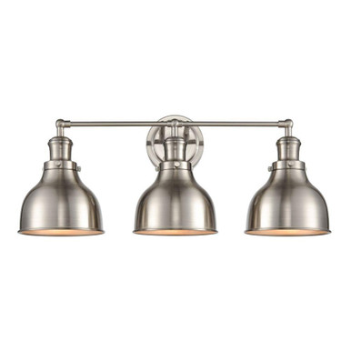 Haralson 3 Light Bath Vanity 10 Inch Tall and 24 Inch Wide by Atlas - WL11318-NK