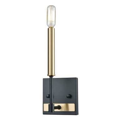 Livingston 1 Light Bath Vanity 11 Inch Tall and 5 Inch Wide by Atlas - WL11364-BK