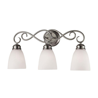 Chatham 3 Light Bath Vanity 11 Inch Tall and 23 Inch Wide by Atlas - WL11255-NK