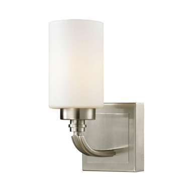 Dawson 1 Light Bath Vanity 10 Inch Tall and 5 Inch Wide by Atlas - WL11278-NK