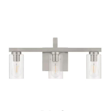 Melina 3 Light Bath Vanity 10 Inch Tall and 22 Inch Wide by Atlas - WL11369-NK