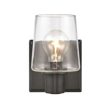 Celia 1 Light Bath Vanity 7 Inch Tall and 5 Inch Wide by Atlas - WL11252-BK