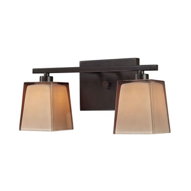 Serenity 3W 2 LED Bath Vanity 7 Inch Tall and 13 Inch Wide by Atlas - WL11436-BZ