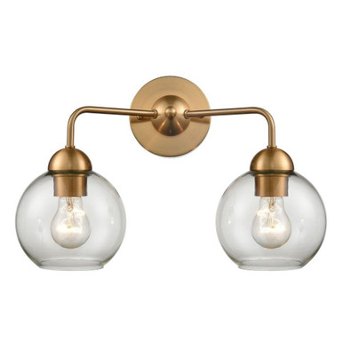 Astoria 2 Light Bath Vanity 10.5 Inch Tall and 16 Inch Wide by Atlas - WL11521-GD