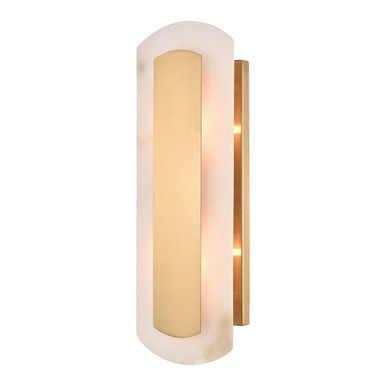 Lanza 2 Light Wall Sconce 18.75 Inch Tall and 6.25 Inch Wide by Atlas - WL11653-BS