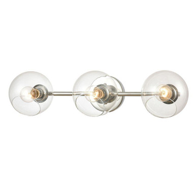 Claro 3 Light Bath Vanity 7 Inch Tall and 26 Inch Wide by Atlas - WL11568-CH