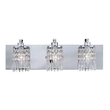 Optix 3 Light Bath Vanity 7 Inch Tall and 21 Inch Wide by Atlas - WL11674-CH