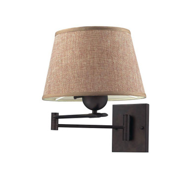 Swingarms 1 Light Wall Sconce 13 Inch Tall and 11 Inch Wide by Atlas - WL11707-BZ