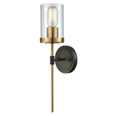 North Haven 1 Light Wall Sconce 17 Inch Tall and 5 Inch Wide by Atlas - WL11670-BZ