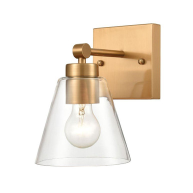 East Point 1 Light Bath Vanity 10 Inch Tall and 6 Inch Wide by Atlas - WL11586-BS