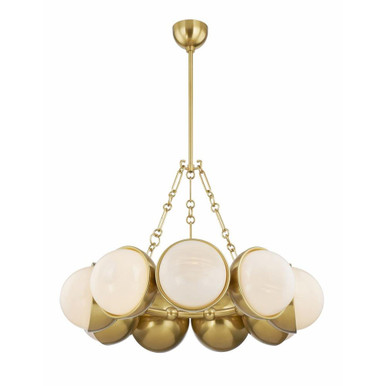 Althea 9 Light Oversized Chandelier by Corbett - 340-34-VPB