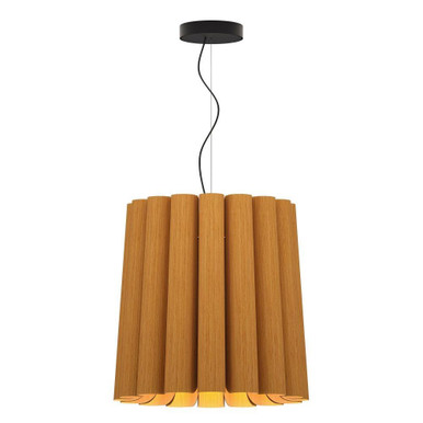 Renata 1 Light Pendant 18.5 Inch Tall and 22 Inch Wide by Bruck - WEPREN/56L/PTB/ASH