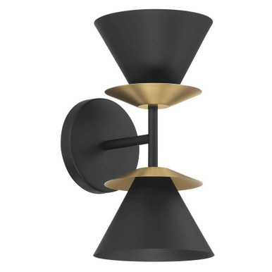 Tremolo 10W 2 LED Wall Sconce 12 Inch Tall and 7.25 Inch Wide by Thesis - 207319A