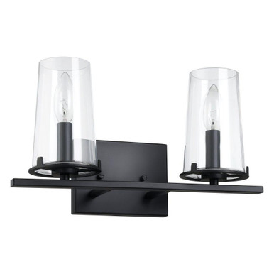 Jared 2 Light Bath Vanity 8 Inch Tall and 6.25 Inch Wide by Thesis - 206955A