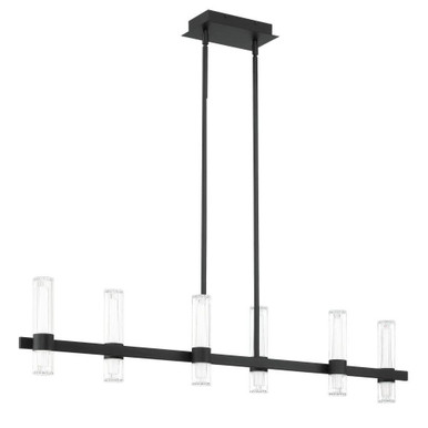 Ristretto 36W 12 LED Linear Chandelier 10 Inch Tall X 5 Inch Wide by Thesis - 207313A