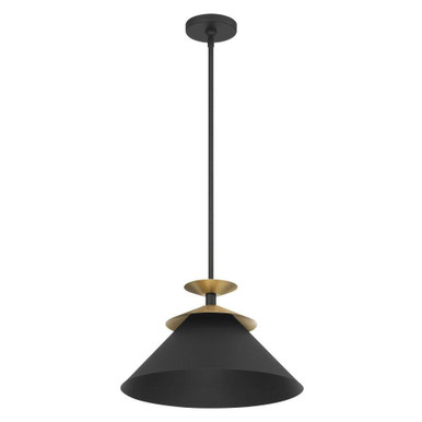 Tremolo 1 Light Pendant 9.5 Inch Tall and 16.25 Inch Wide by Thesis - 207318A