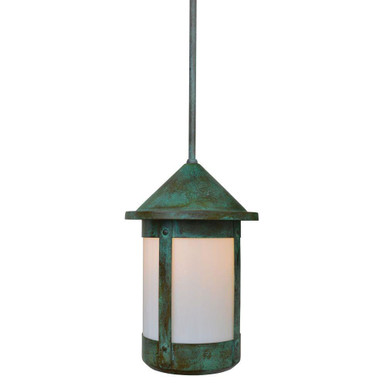 Berkeley 1 Light Stem Hung Pendant 21.38 X 14 Inch Wide by Arroyo Craftsman - BSH-14TLWO-VP