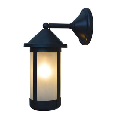 Berkeley 1 Light Long Body Wall Mount 13.63 X 5.63 by Arroyo Craftsman - BB-6LWF-BZ