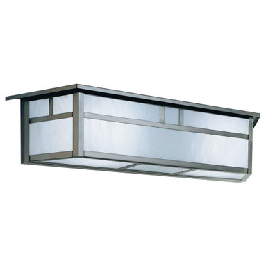 Huntington 3 Light Wall Mount with Double T Bar Overlay by Arroyo Craftsman - HLB-24DTWO-P