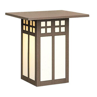 Glasgow 1 Light Flush Wall Mount 9 Inch and 9 Inch Wide by Arroyo Craftsman - GW-9CR-RB
