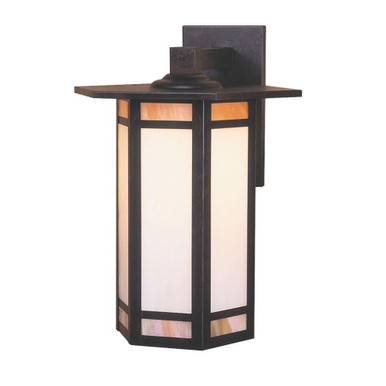 Etoile 1 Light Wall Mount 11 Inch Tall X 8.5 Inch Wide by Arroyo Craftsman - ETB-9GWC-BZ