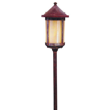 Berkeley 1 Light Stem Mount Path Light 27.25 X 5.63 by Arroyo Craftsman - LV18-B6GW-RC