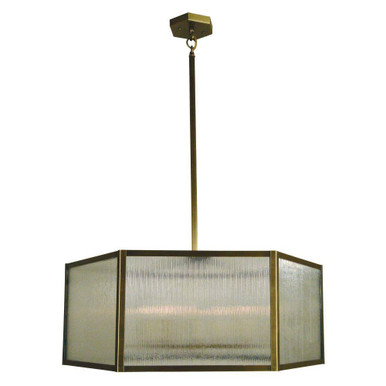 Lyon 4 Light Chandelier 10 Inch Tall and 26 Inch Wide by Arroyo Craftsman - LYCH-26AE-AB