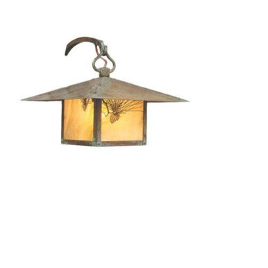 Monterey 1 Light Wall Mount with Pine Needle Filigree by Arroyo Craftsman - MB-17PFGW-VP