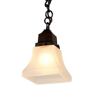 Ruskin 1 Light Pendant 7.88 Inch Tall and 5 Inch Wide by Arroyo Craftsman - RH-1-BZ