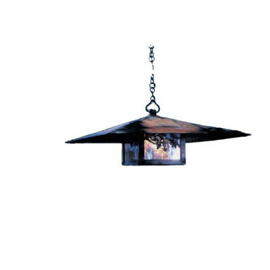 Monterey 1 Light Pendant with Sycamore Filigree 15.63 by Arroyo Craftsman - MH-36SFGW-VP